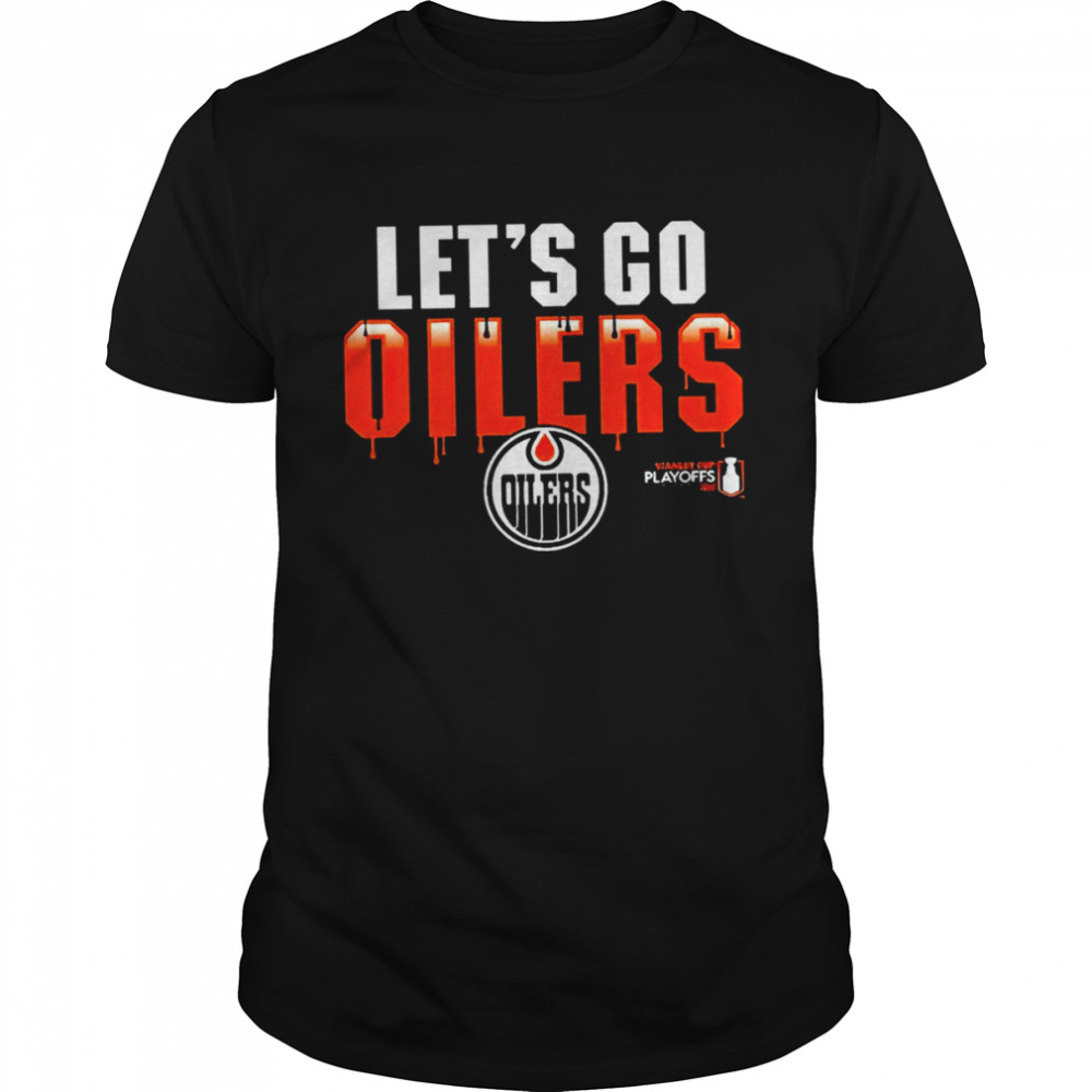 Edmonton Oilers Let’s Go Oilers logo 2022 T-shirt