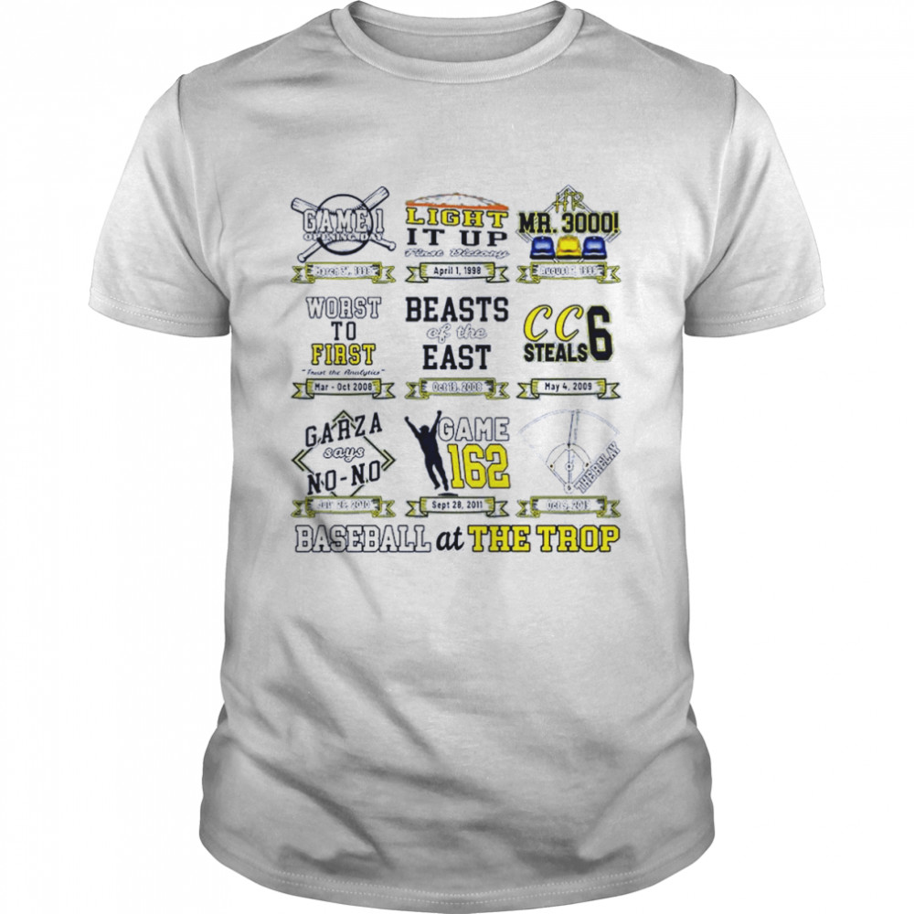 Baseball at The Trop Tampa Bay Rays 2022 shirt