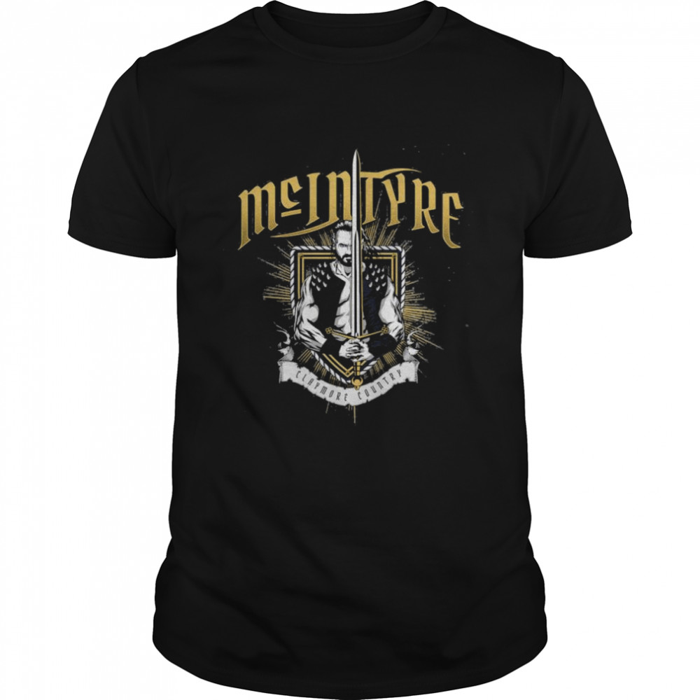 Drew McIntyre Claymore Country WWE T-Shirt