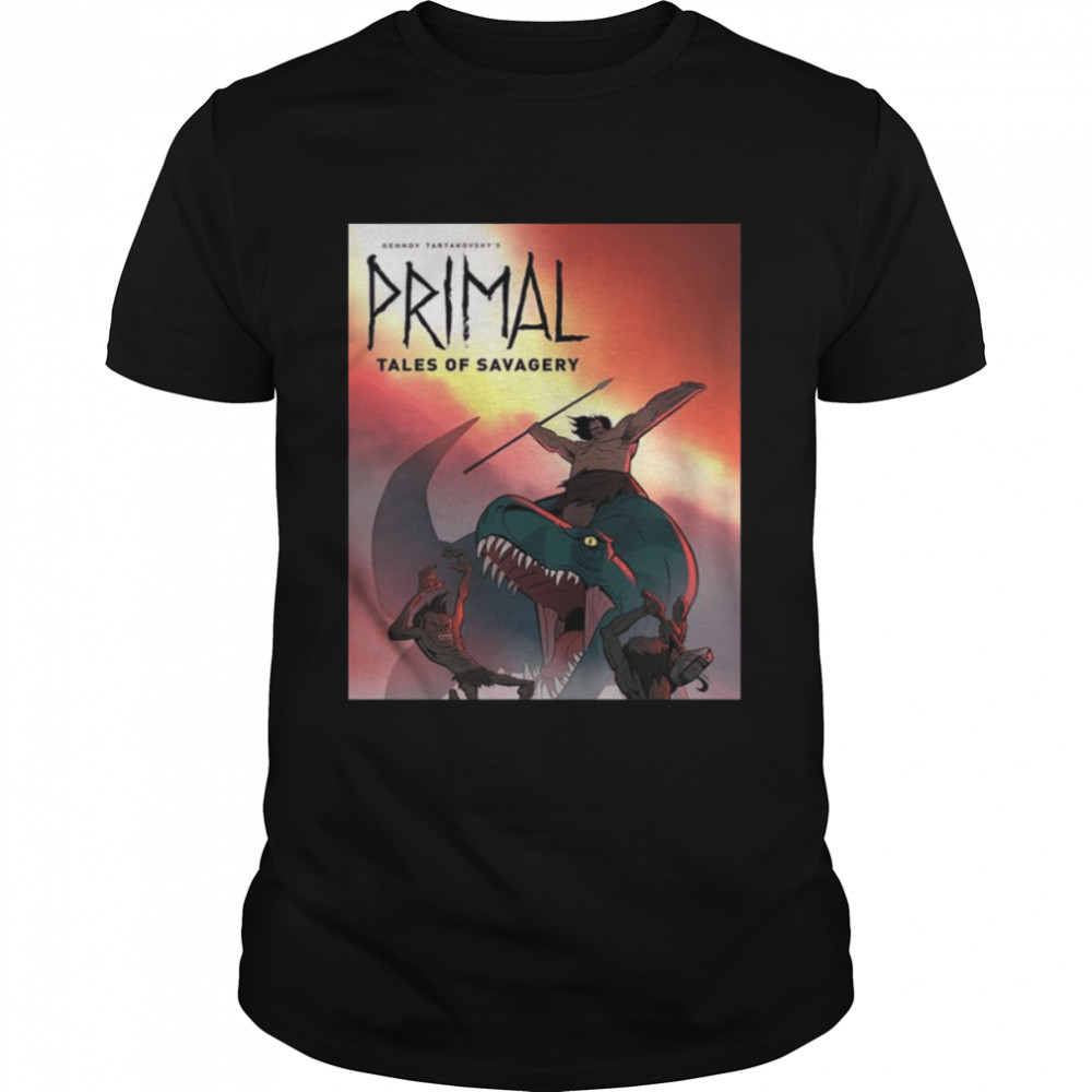 Graphic Genndy Tartakovskys Primal Samurai Jack shirt