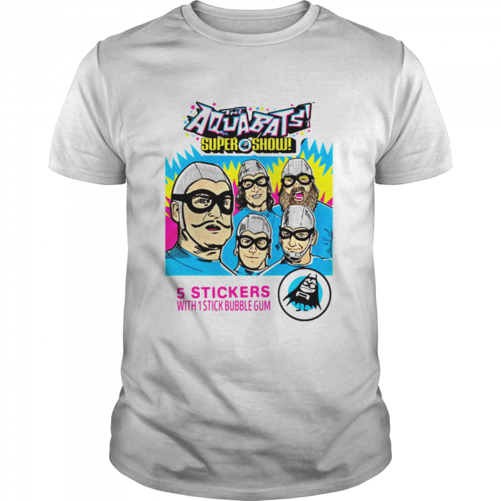 Gum Pack Tee Retro Rock Band The Aquabats shirt