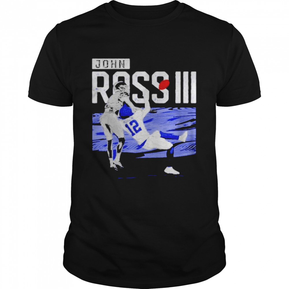 John Ross III New York Giants 2022 NFL shirt