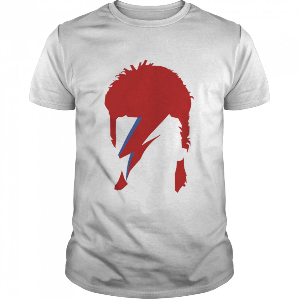 Lightning David Bowie shirt