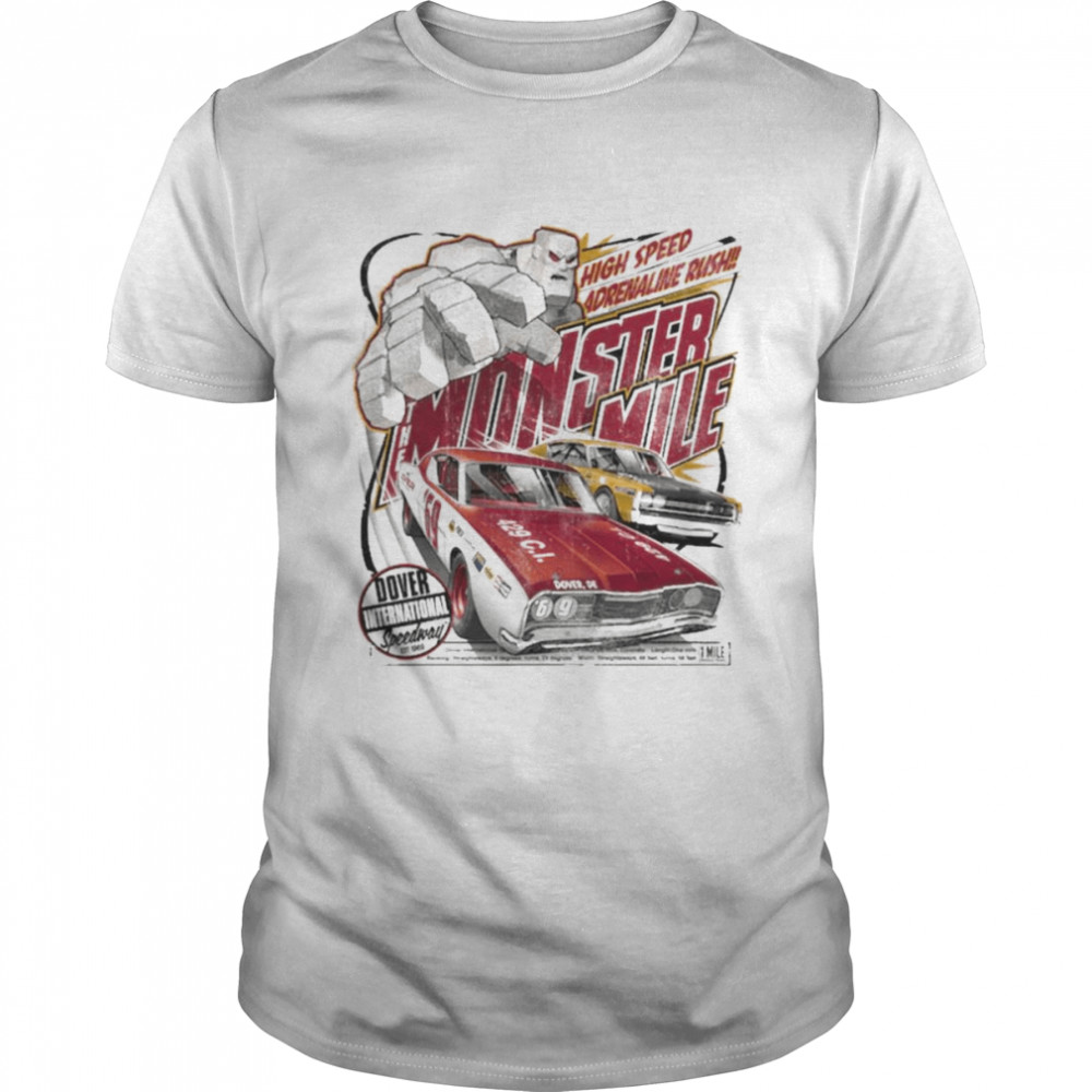 Men’s White Dover International Speedway High Speed Monster Mile T-Shirt