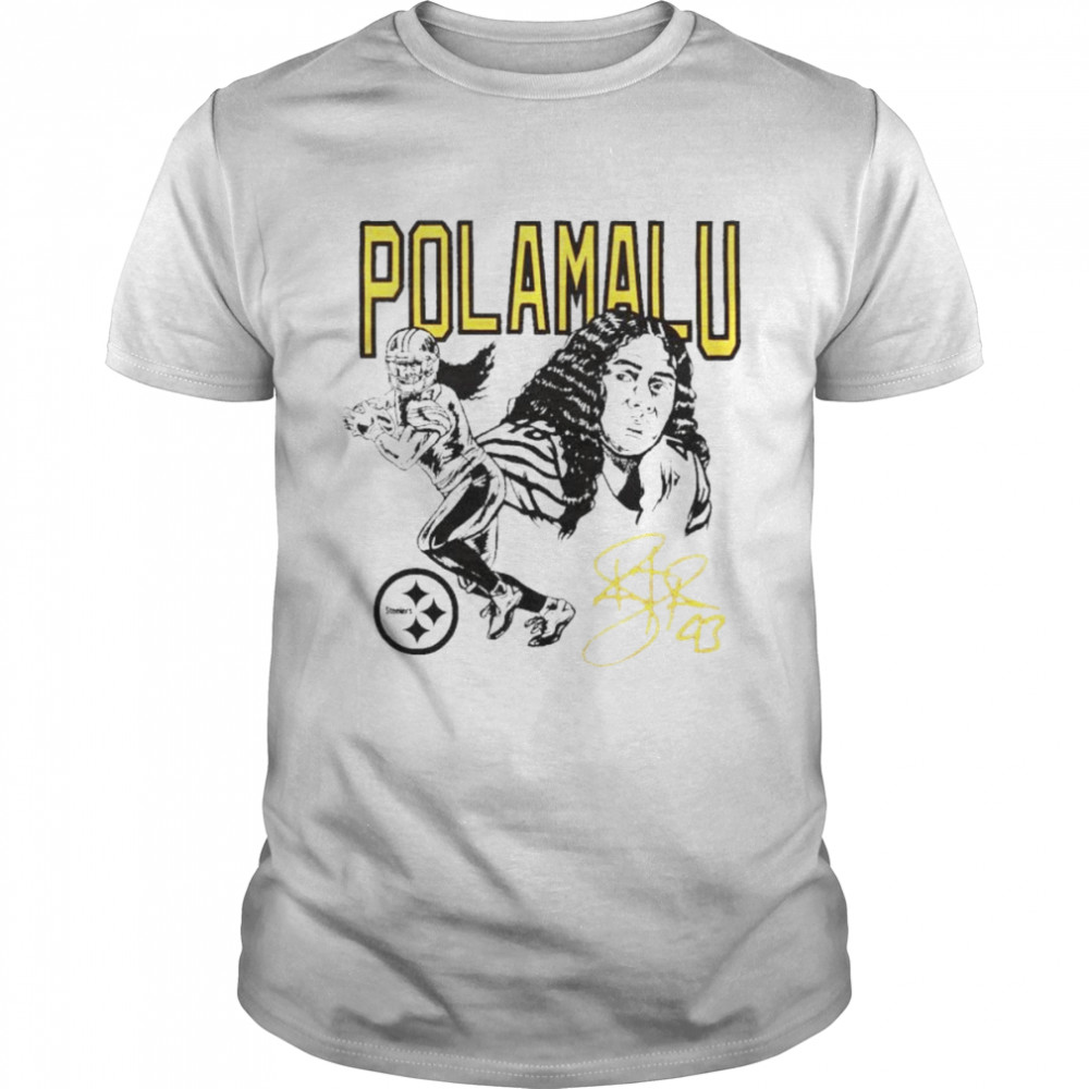 Troy Polamalu Denver Broncos Signature shirt