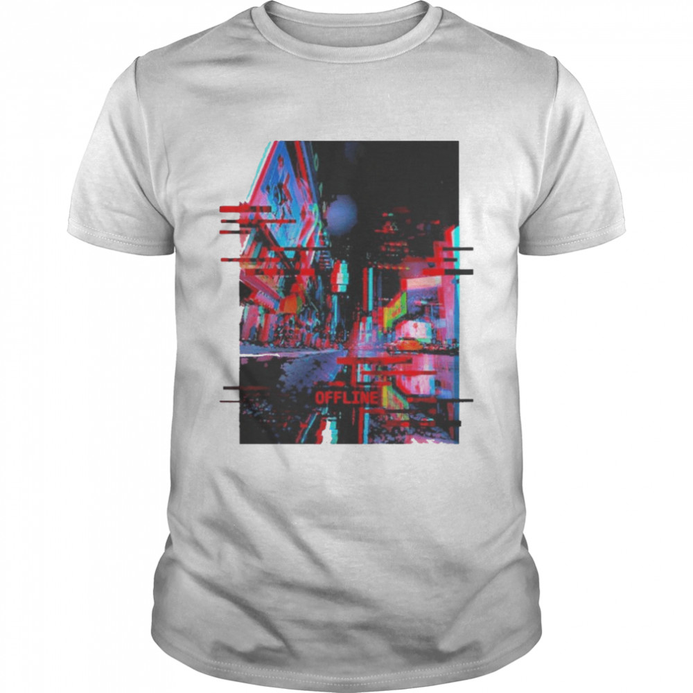 Vaporwave Glitch Aesthetic Style Japan Tokio Kyoto Vaporwave Shirt