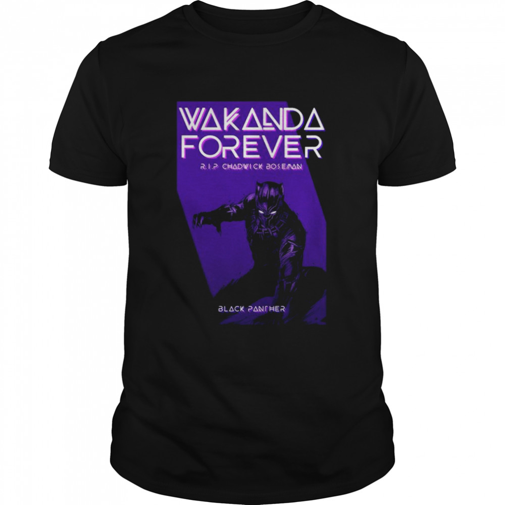 Vintage Marvel Black Panther 2 Wakanda Forever shirt