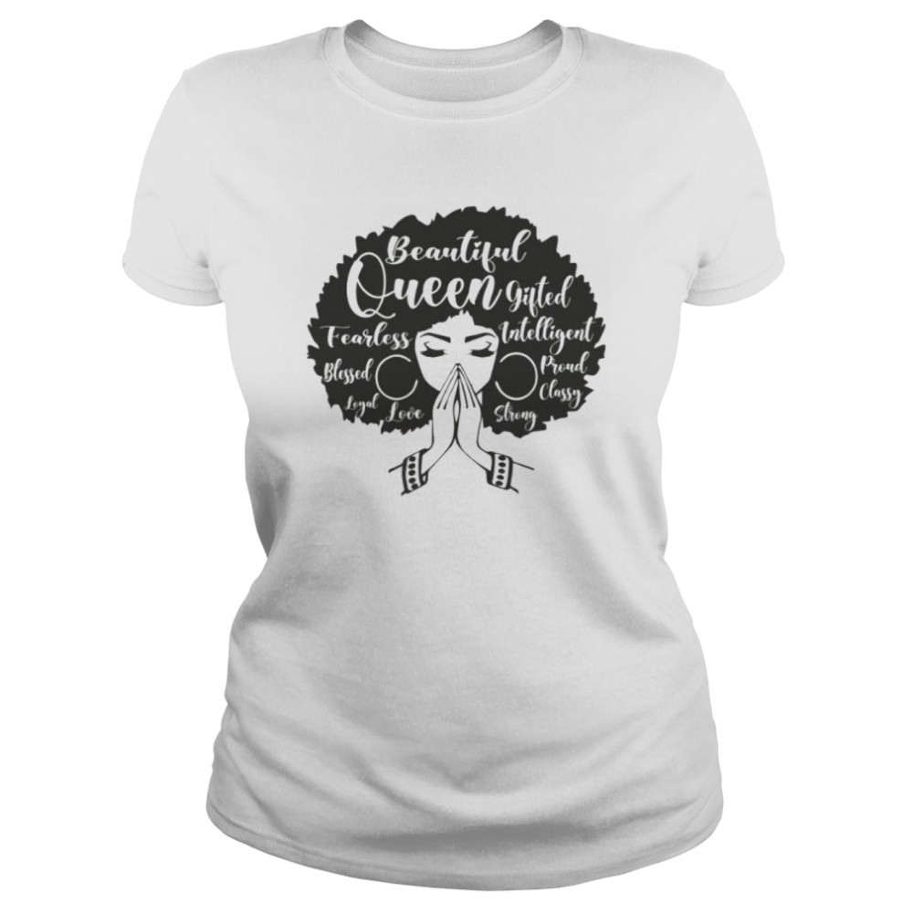 Afro Woman Praying  Classic Women's T-shirt