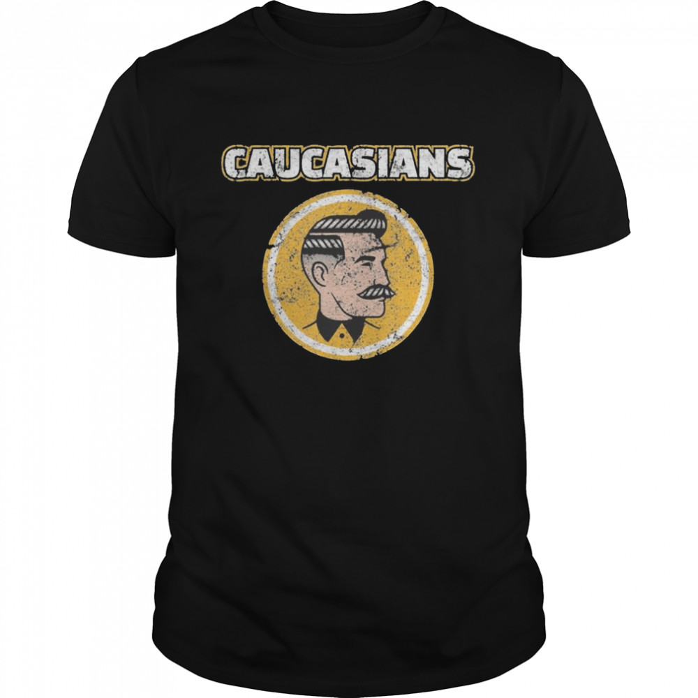 Caucasian Vintage Caucasians Pride retro T-Shirt