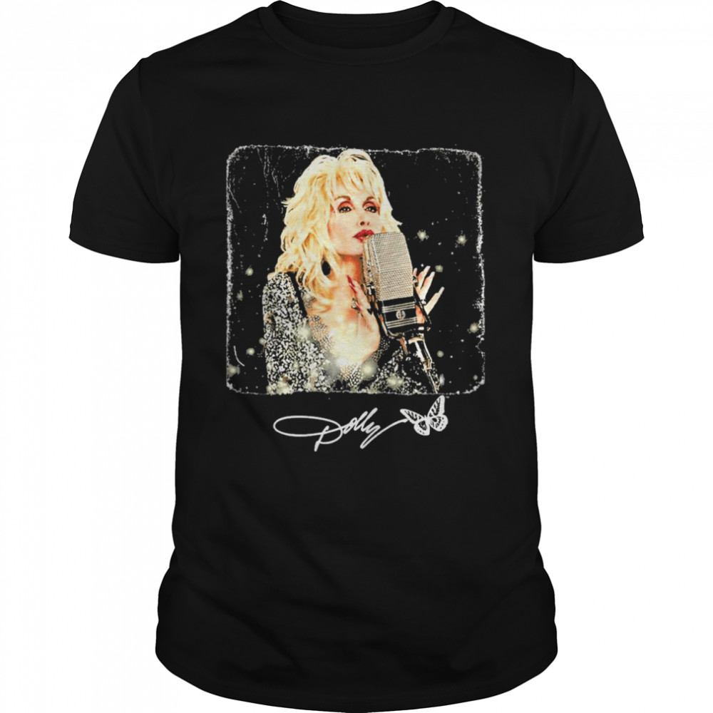 Dolly Parton On the Mic Shirt