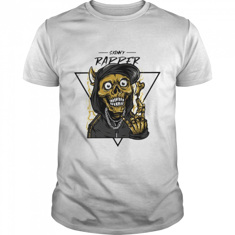 Golden Skinny Rapper shirt