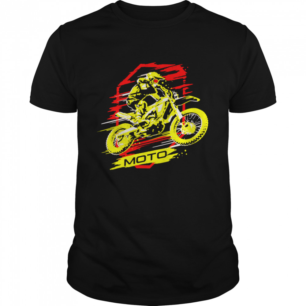 Redyellow Sticker. Red Yellow Sticker. Motocross And Supercross Champion shirt