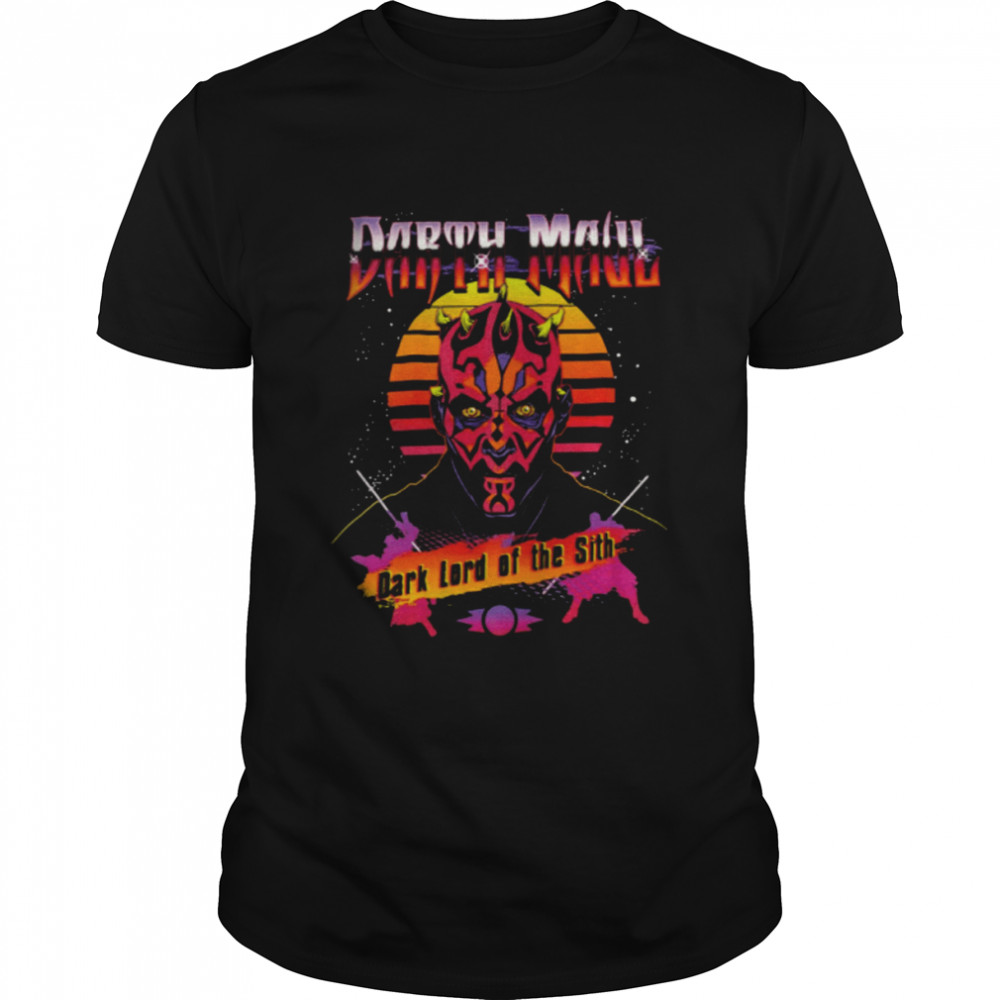 Star Wars Darth Maul Retro Dark Lord Of The Sith shirt