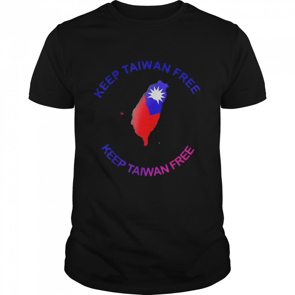 Taiwan Flag Plum Blossom Taiwan Support T-Shirt