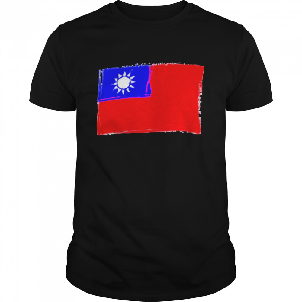 Taiwan Flag Taiwanese Flag Colors Taiwan Flag Tee Shirt