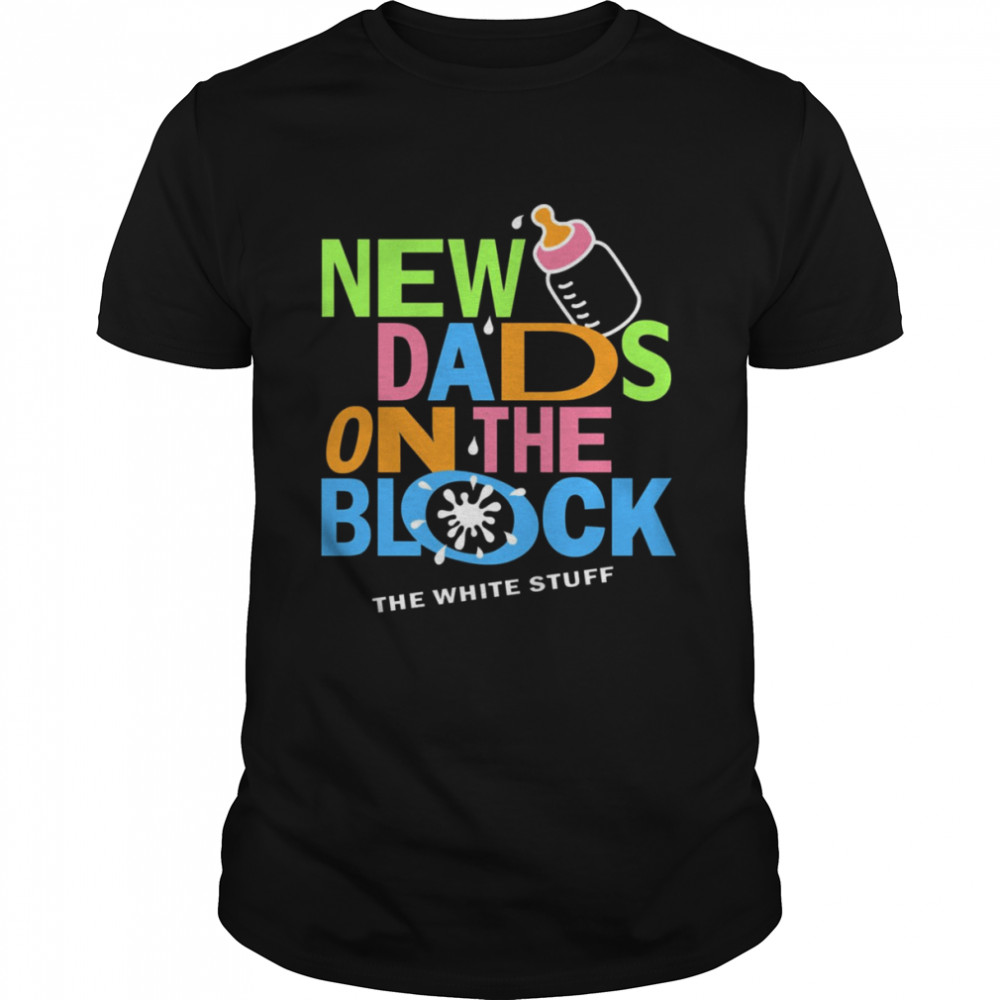 Vintage Pop New Dads On The Block Funny Fatherhood NKOTB shirt