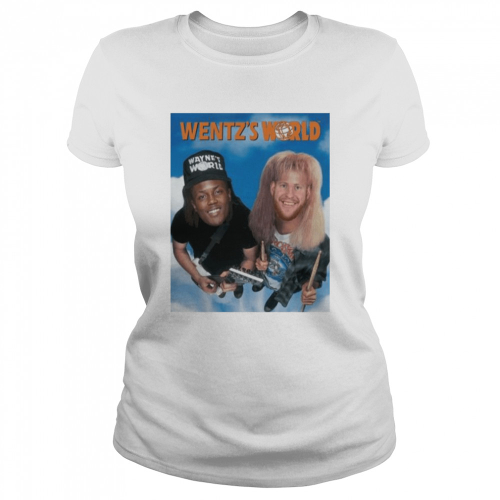 Commanders Wentz’s World Terry McLaurin And Carson Wentz  Classic Women's T-shirt