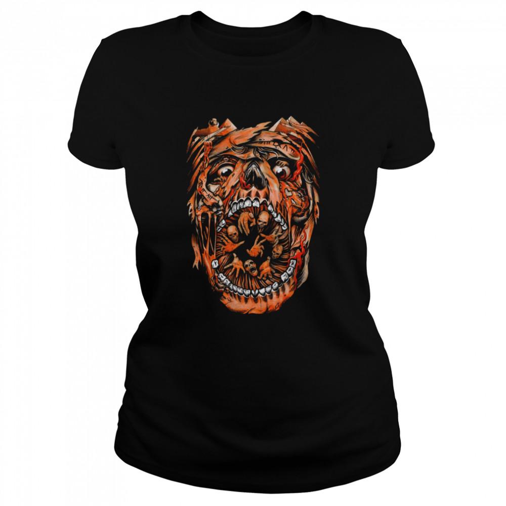 Horror Skull Art shirt Classic Women's T-shirt