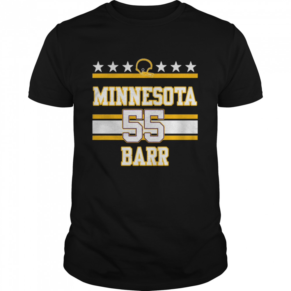 Minnesota Football 55 Barr shirt