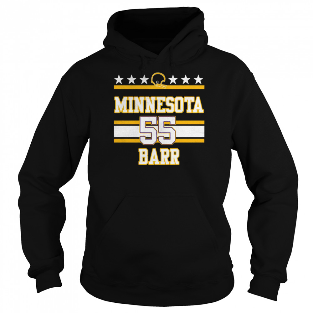 Minnesota Football 55 Barr shirt Unisex Hoodie