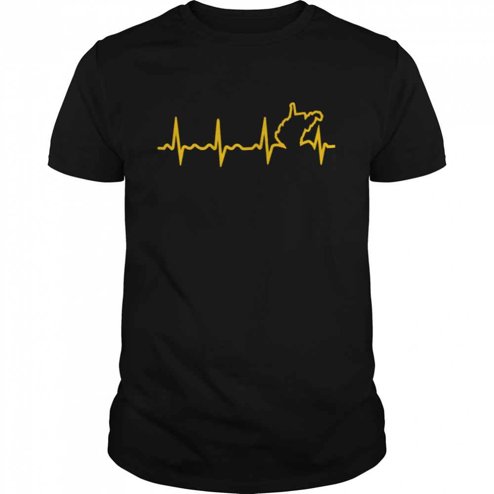 My heart beats for West Virginia Shirt