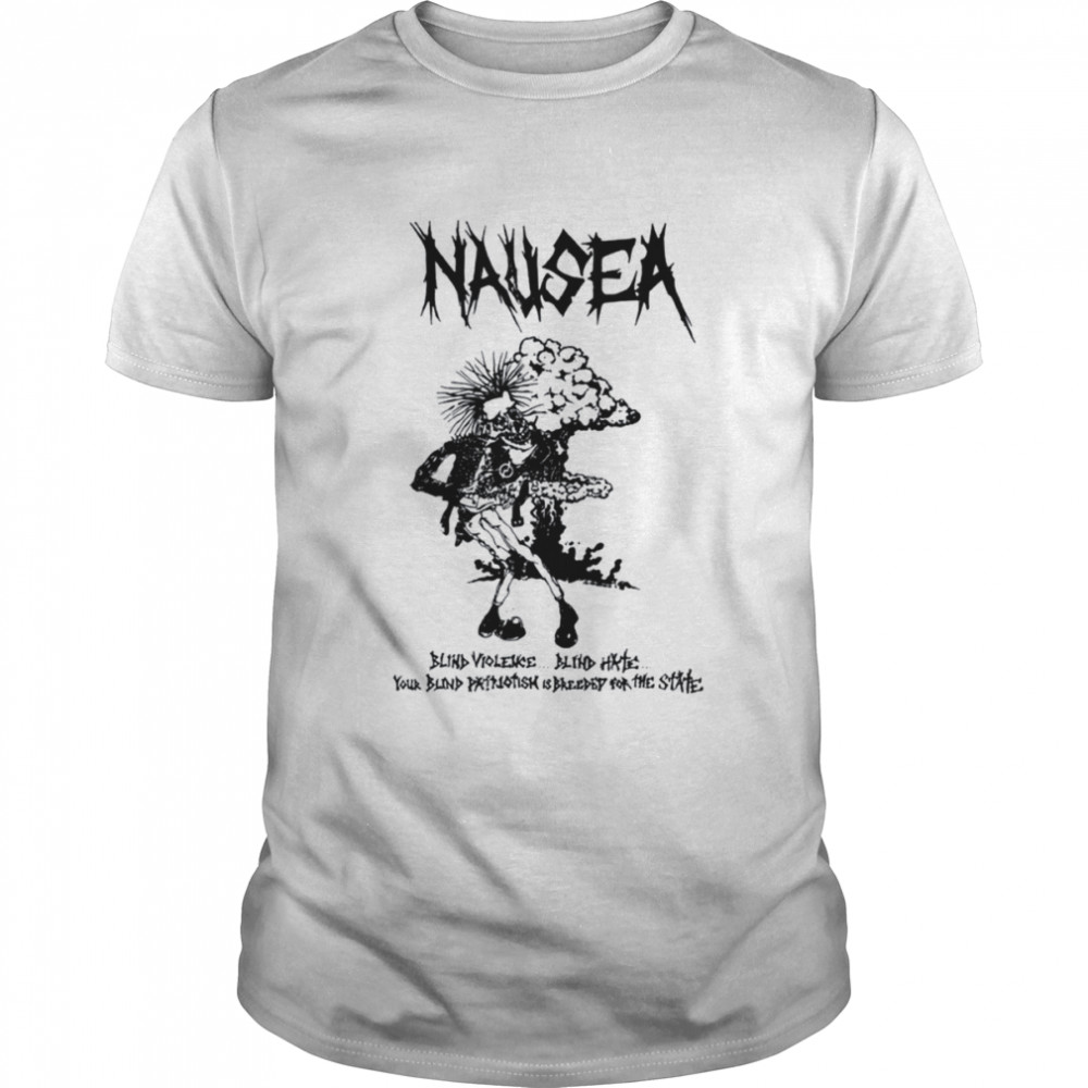 Nausea Band The Varukers shirt