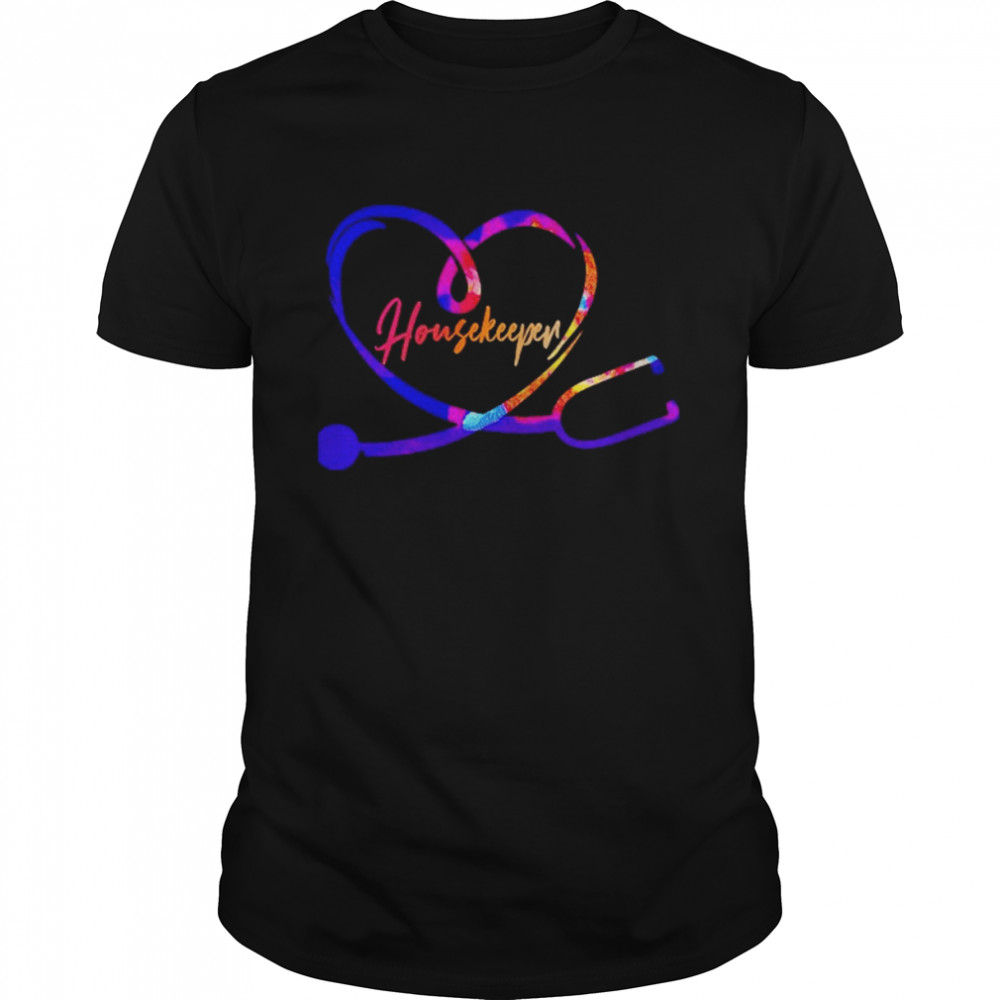 Nursing Is A Work Of Heart Housekeeper Shirt