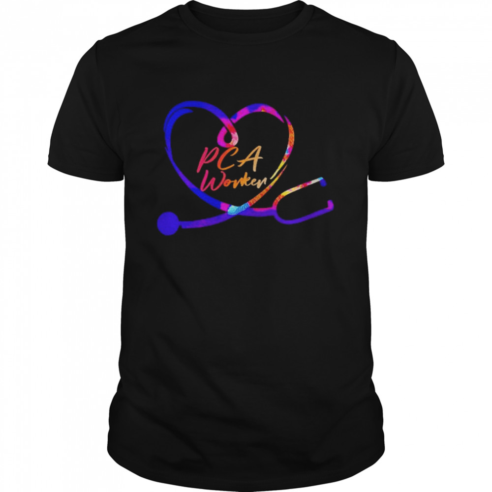 Nursing Is A Work Of Heart PCA Worker Shirt