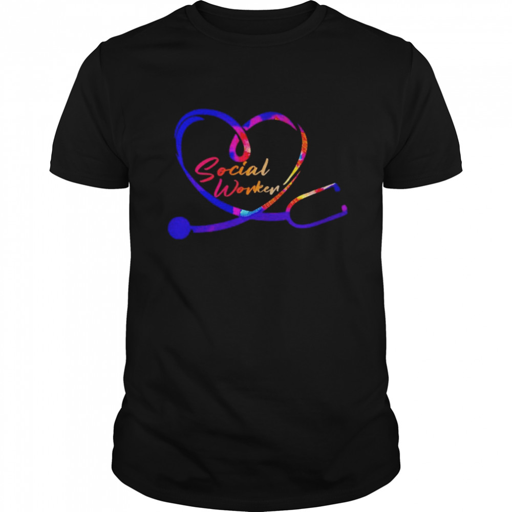 Nursing Is A Work Of Heart Social Worker Shirt