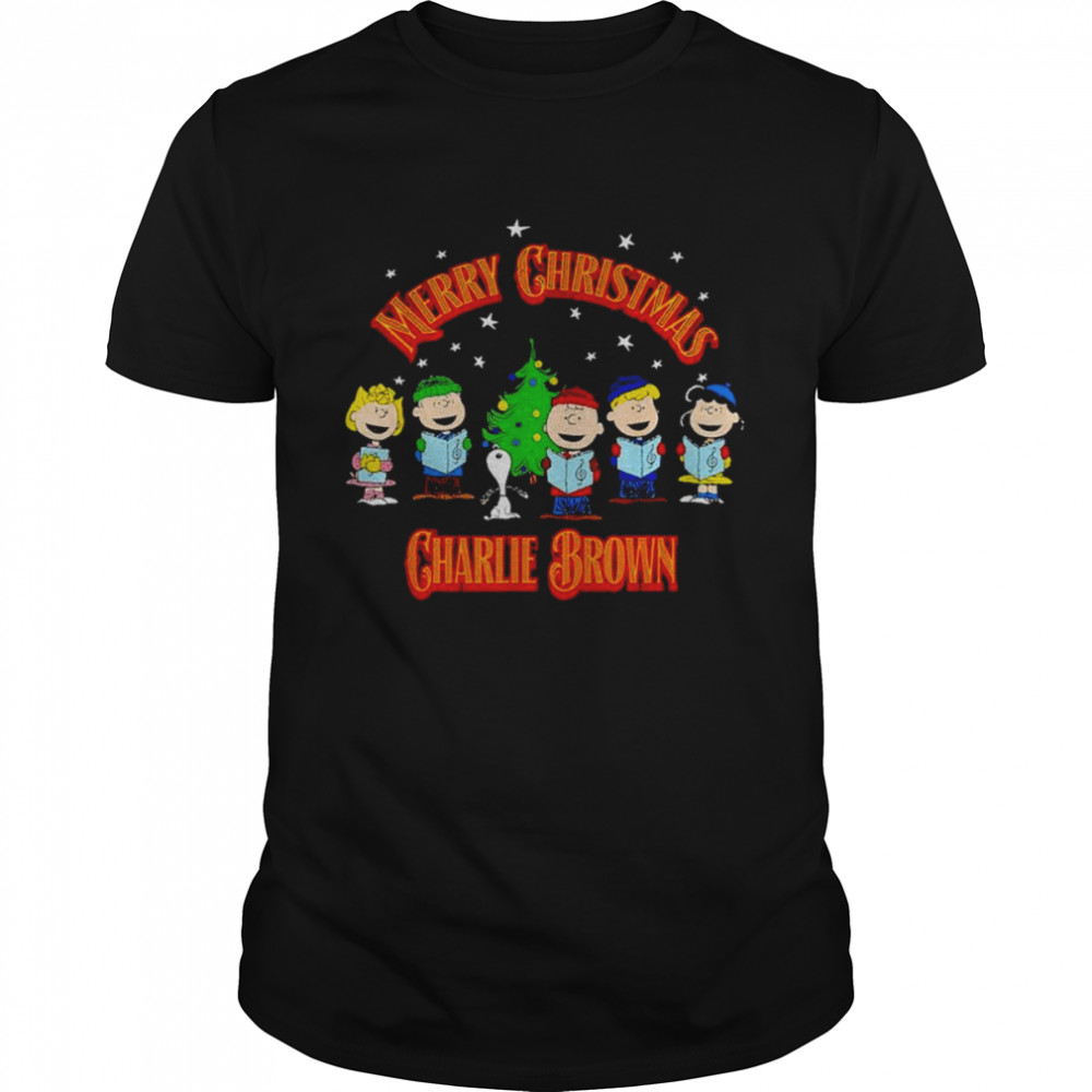 Peanuts Holiday Charlie Brown Merry Christmas shirt