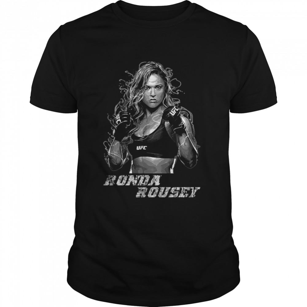 UFC Rousey Portrait Of Ronda Rousey shirt