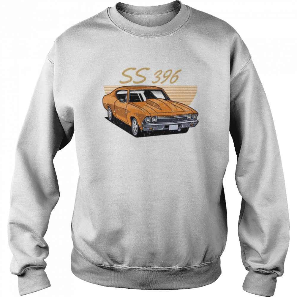 1968 Chevelle Ss 396 Retro Nascar Car Racing shirt Unisex Sweatshirt
