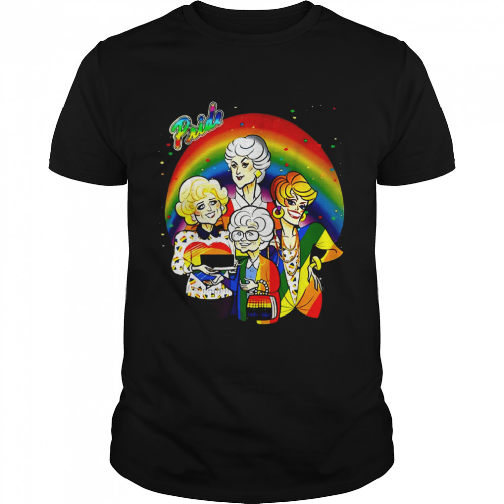 Rainbow Pride The Golden Lgbt Pride Month Girls shirt