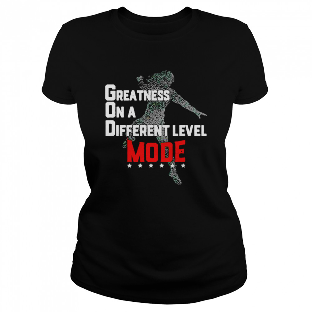 Roman Reigns greatness on a different level god mode shirt Classic Women's T-shirt