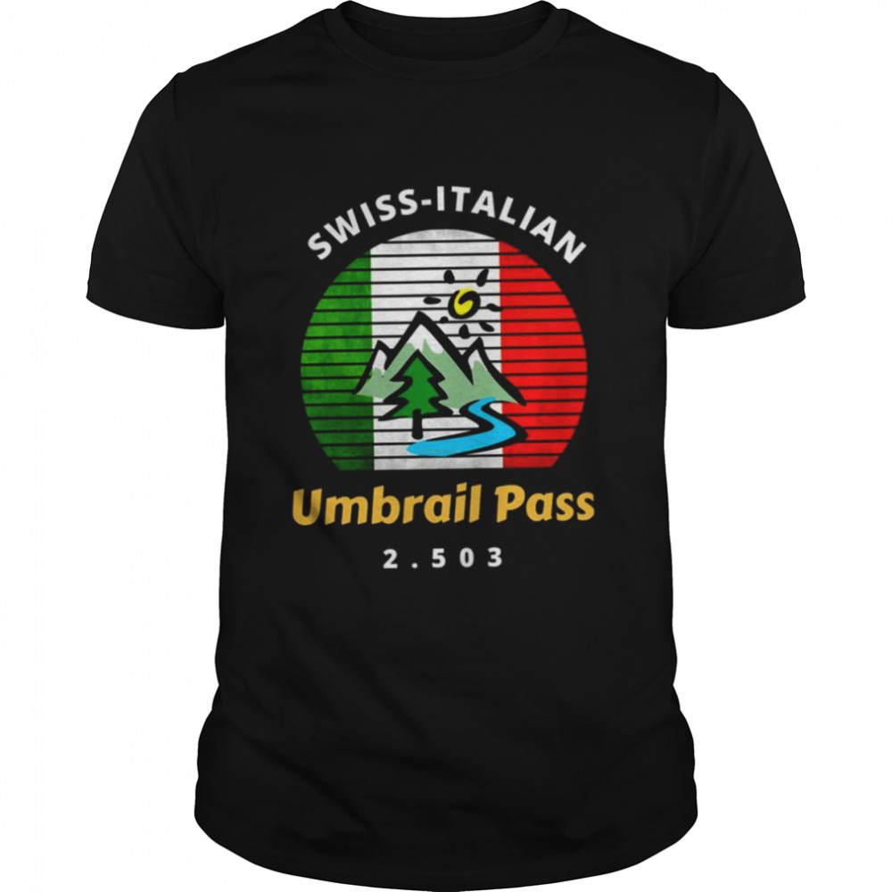 Round Design Umbrail Pass shirt