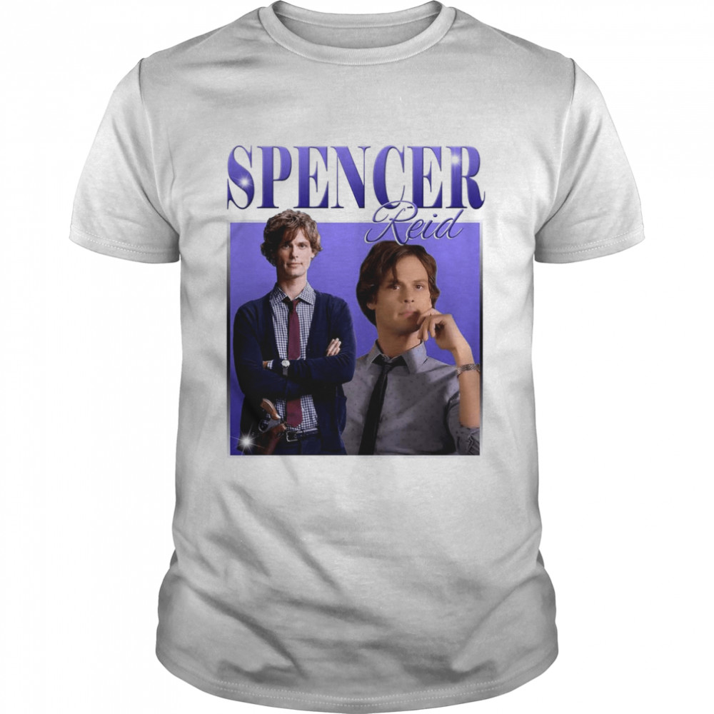 Vintage Spencer Reid Criminal Minds Spencer Reid Adult shirt