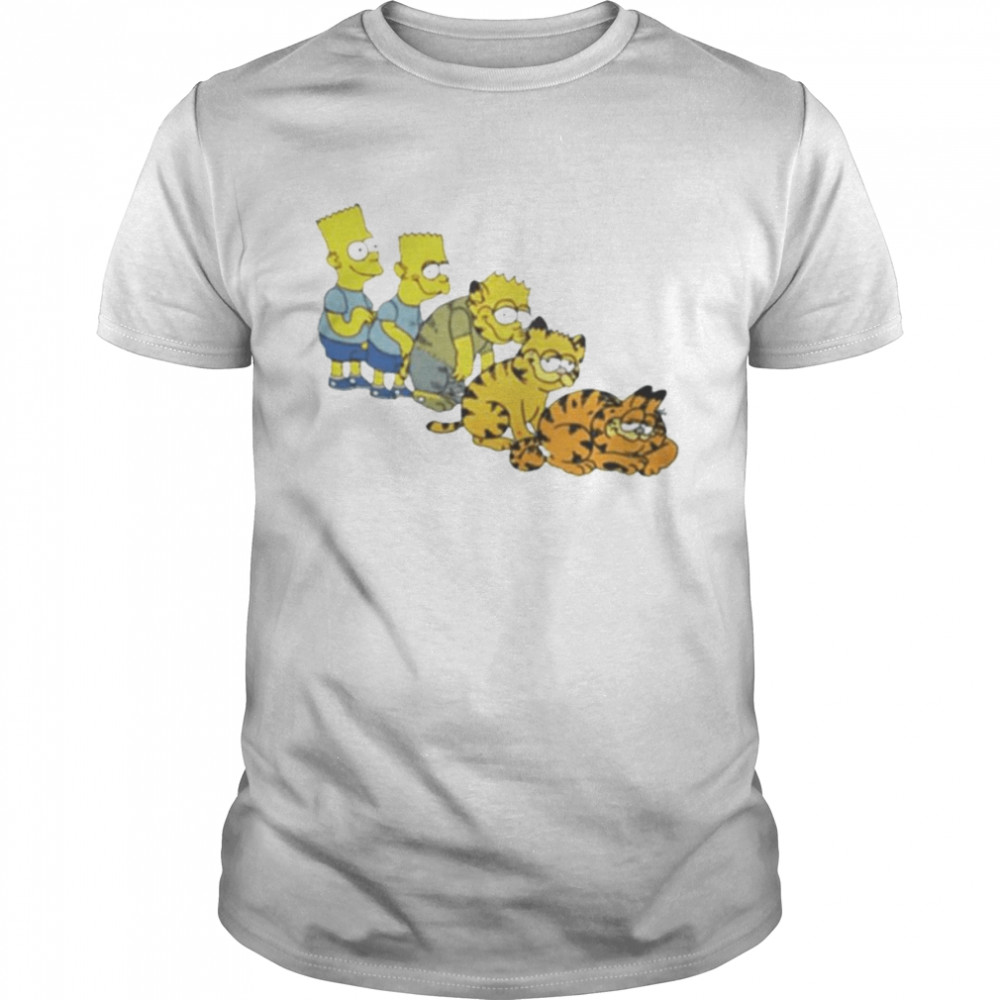 Bart Simpson to Garfield animorph shirt