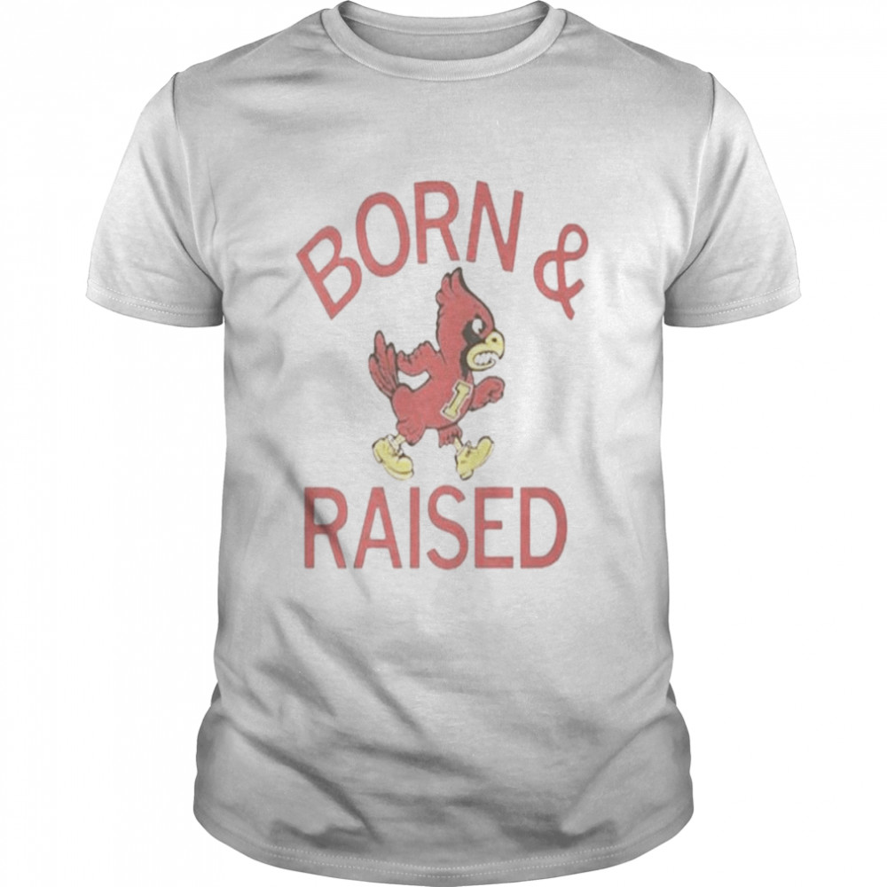 Cyclones born and raised vintage shirt