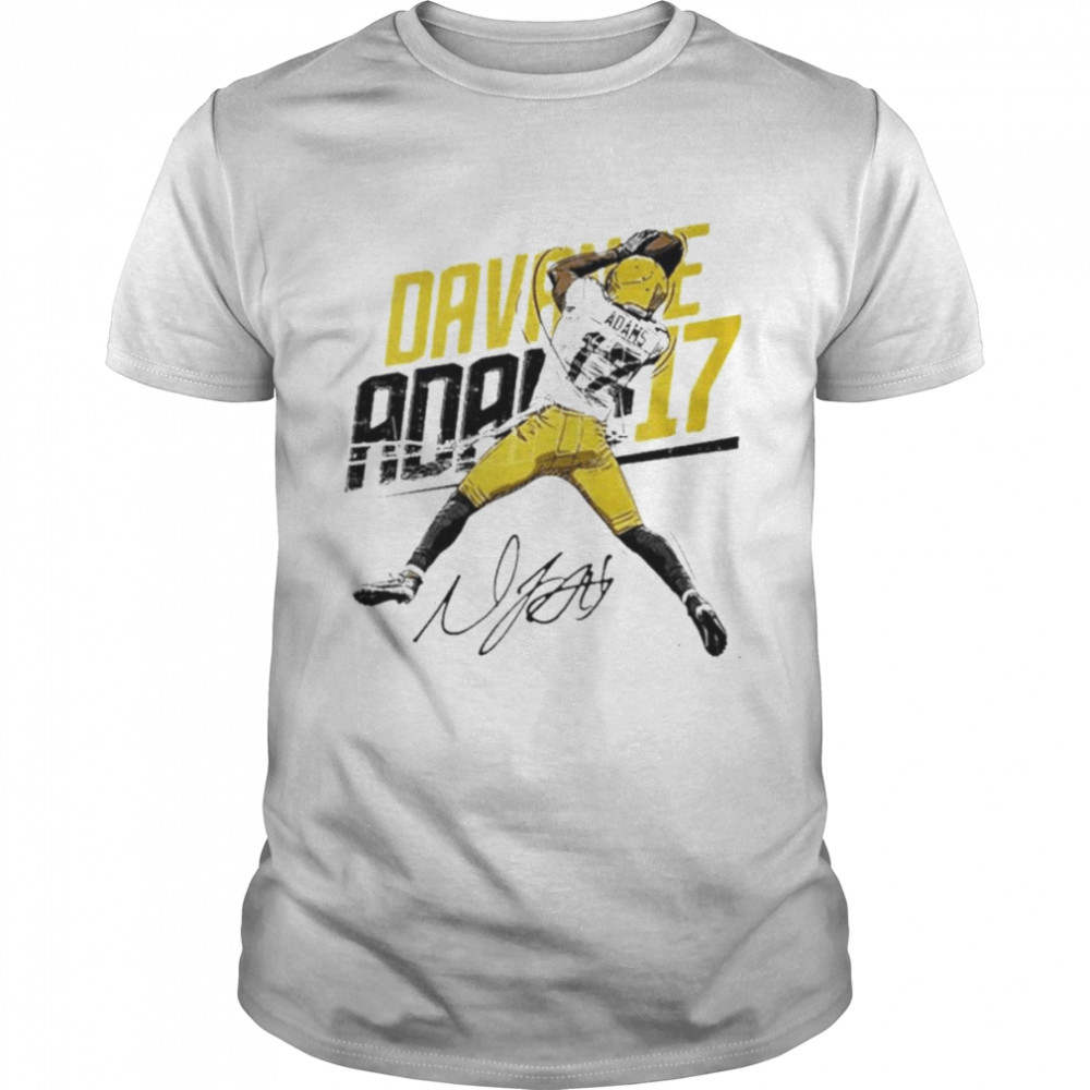 Davante Adams 17 Green Bay Packers fans signature shirt