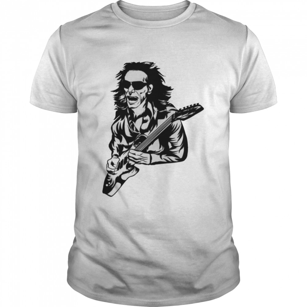 Guitar Player Steve Vai Silhouette shirt