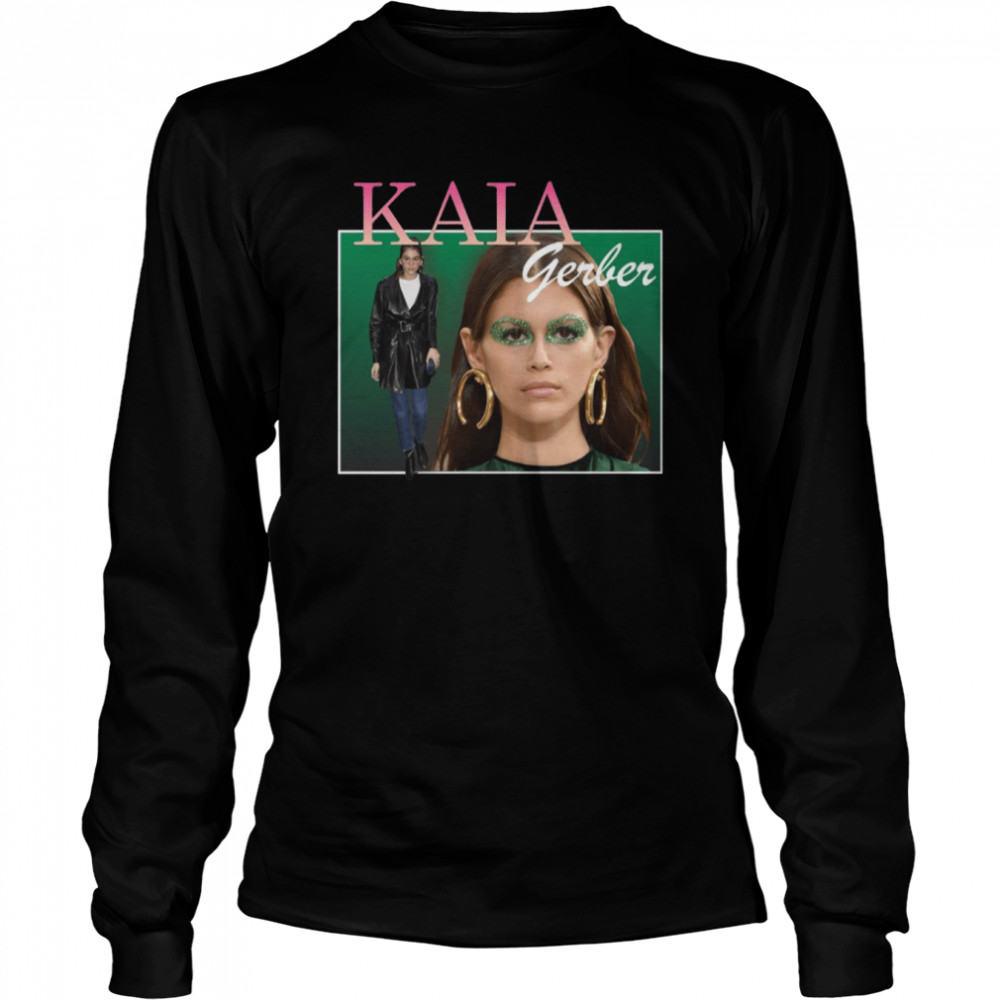 Kaia Gerber 90′ Icon Style shirt Long Sleeved T-shirt