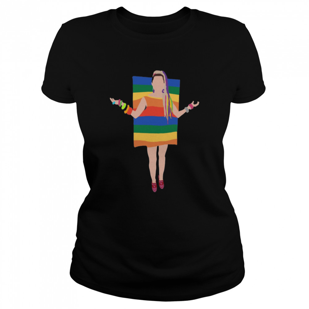 LGBT Miley Cyrus Rainbow shirt Classic Women's T-shirt