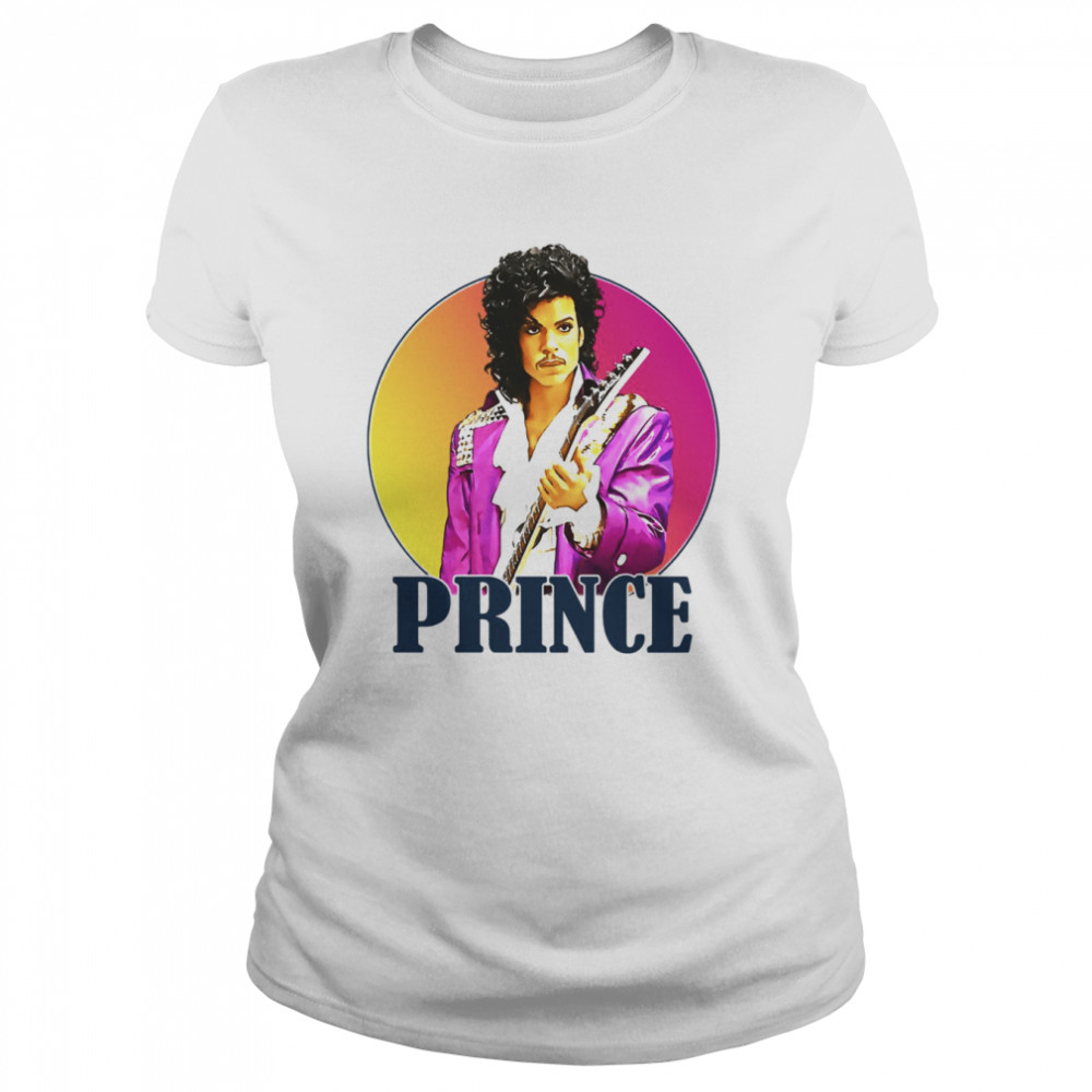 Retro Prince Portrait Sunset shirt Classic Women's T-shirt