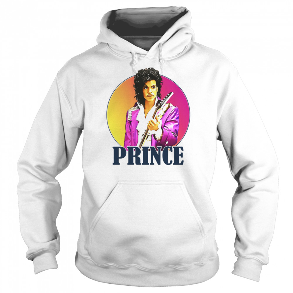 Retro Prince Portrait Sunset shirt Unisex Hoodie