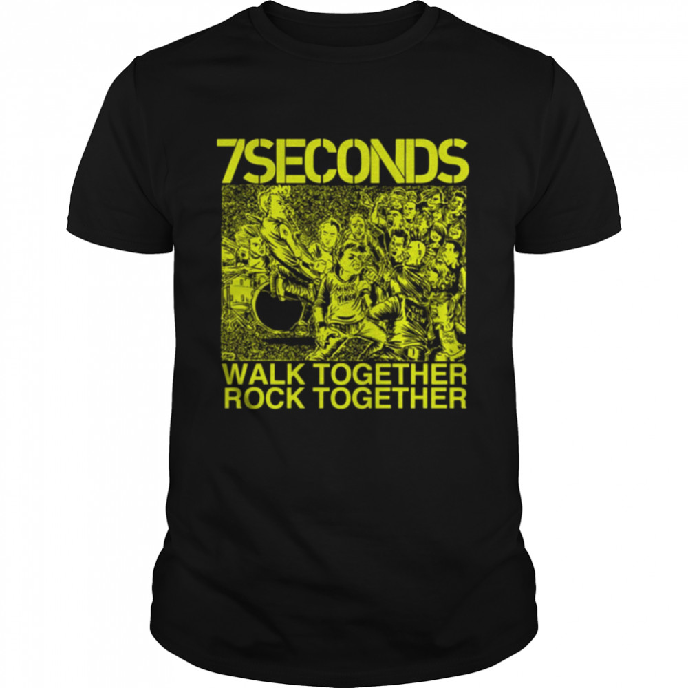 Walk Together Rock Together Band 7 Seconds shirt