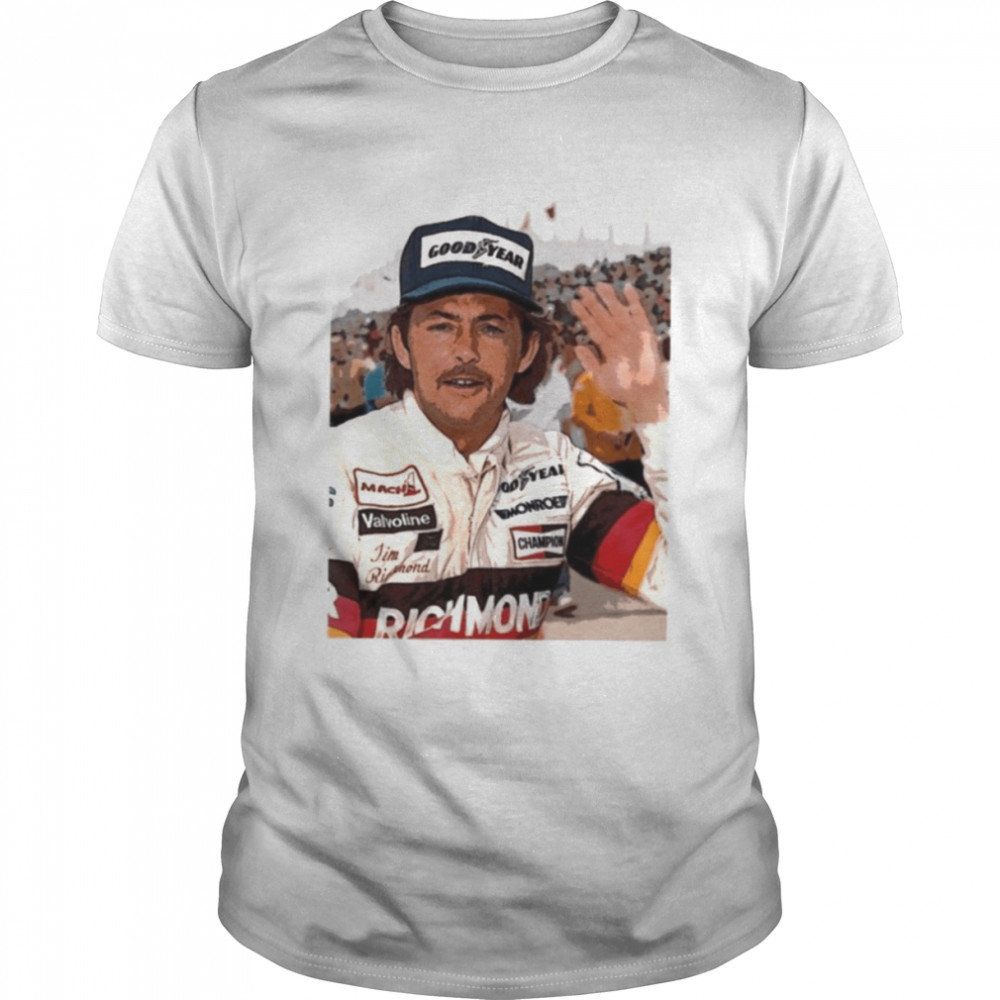 1980 T Retro Nascar Car Racing Tim Richmond shirt