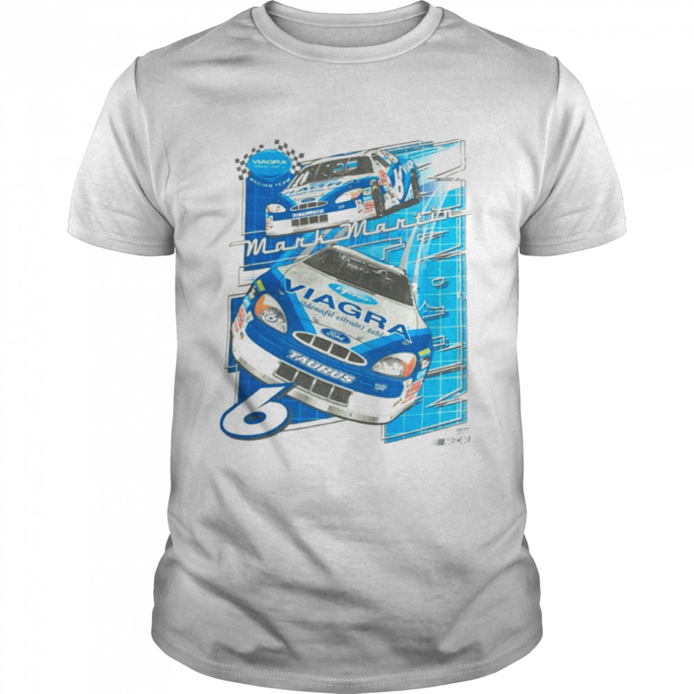 Vintage 2004 Mark Martin Viagra Retro Nascar Car Racing shirt