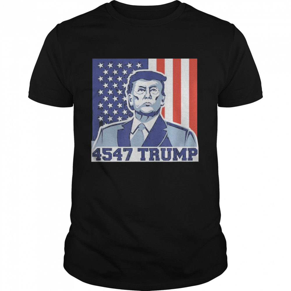 2024 Pro Trump 45 47 Patriotism Vintage Flag Tee Shirt