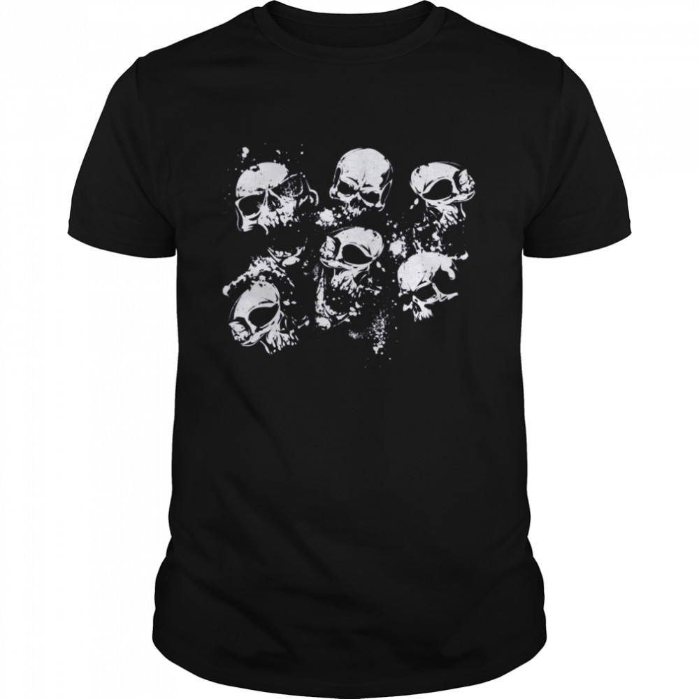 6 Skulls Halloween shirt