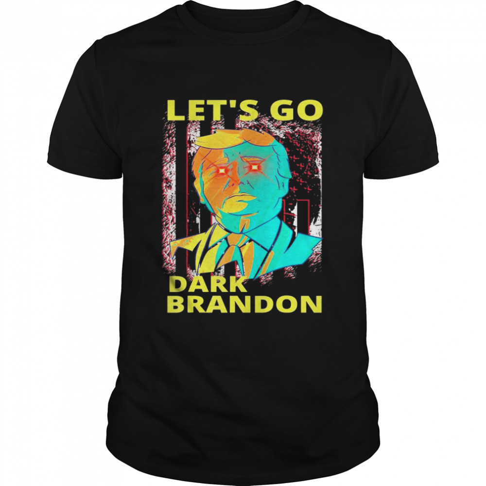 Dark Brandon Let’s Go Trump 24 US Laser Beam Anti Biden T-Shirt